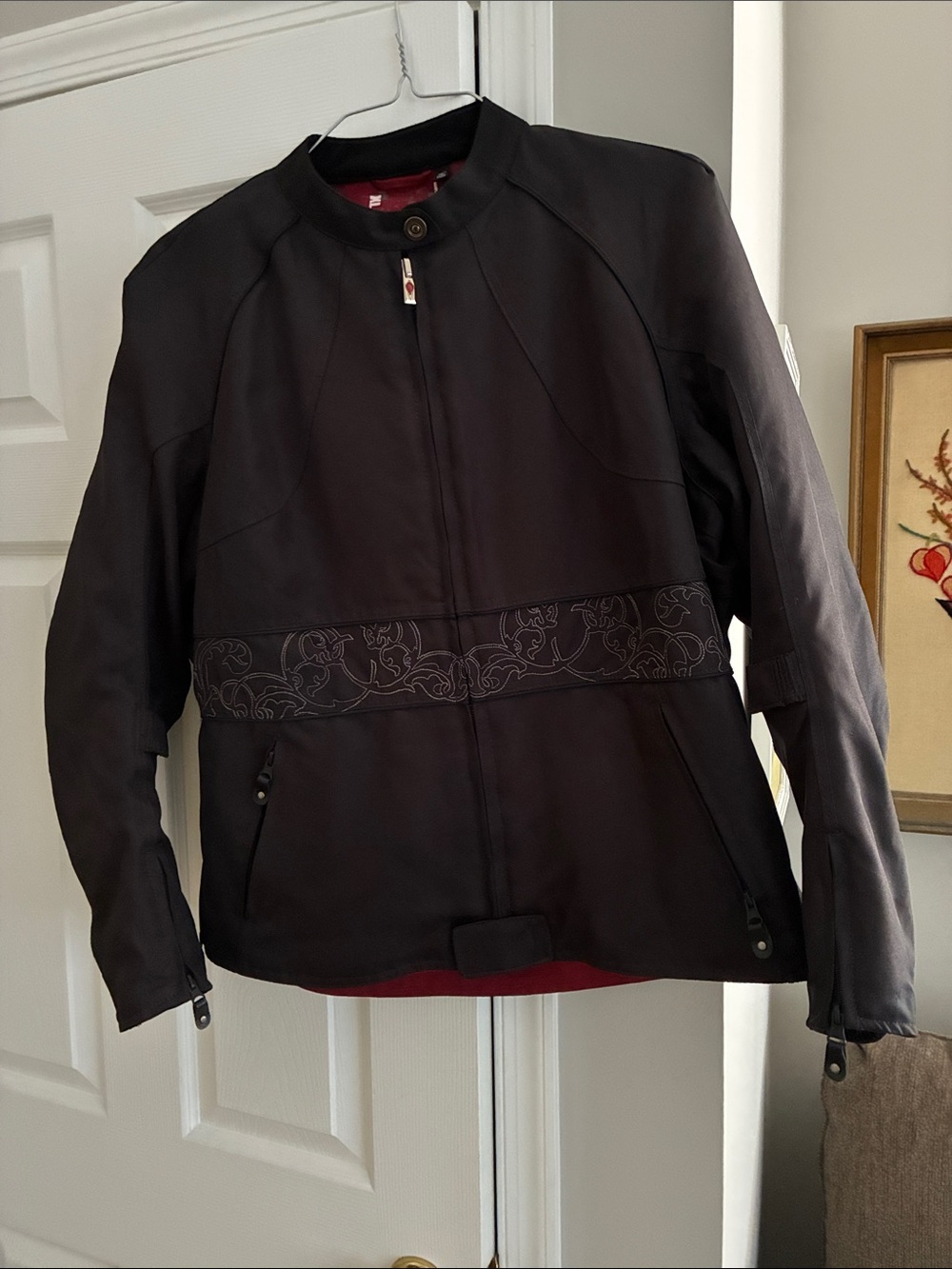 Ladies Power Trip Black Jacket Size XL Like New